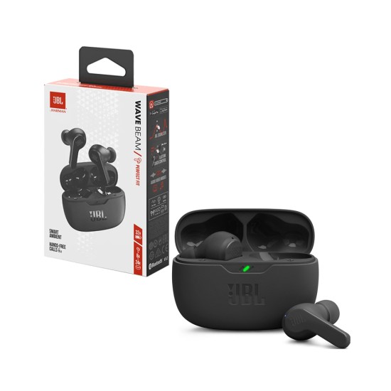 Auriculares Intra-Auriculares True Wireless JBL Wave Beam Preto